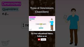 Types of Determiners Quantifiers [upl. by Laemaj]