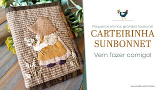 Mimos e pequenos tesouros feitos à mão 🥰 Vem fazer uma carteirinha Patchwork Bordado costura [upl. by Lalaj]