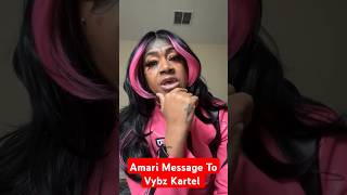 Amari send message to Vybz Kartel vybezkartel dancehallartist gazanation [upl. by Anilys]