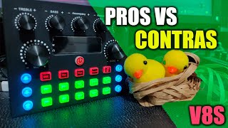 Pros y Contras Tarjeta de audio V8S [upl. by Addi]