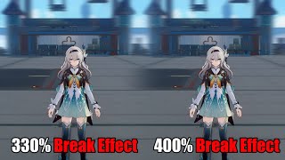 How Much Different Is There Between 330 Break Effect Vs 400 Break Effect For Firefly [upl. by Nisior89]