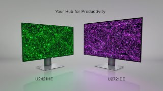 Dell UltraSharp 24 and 27 USBC Hub Monitors – U2421HE and U2721DE [upl. by Luce]