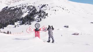 Obereggen Snowpark Recap [upl. by Notlew]