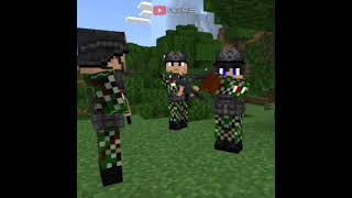 Komando Latihan Pertempuran Minecraft shorts minecraft tni [upl. by Anyzratak517]