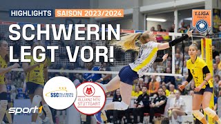 Habt ihr damit gerechnet 🤯  Match Highlights  1 Volleyball Bundesliga Frauen [upl. by Bernadene]