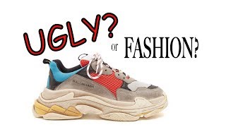 DAD SHOES Ugly or Fashion Ep 2 Yeezy 500 Balenciaga Triple S FILA Disruptor [upl. by Couture922]