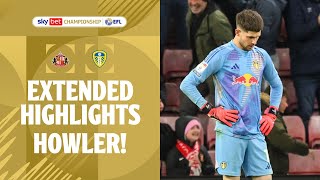 HOWLER  Sunderland v Leeds United extended highlights [upl. by Larimor]