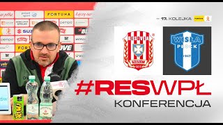 KONFERENCJA PRASOWA PO MECZU RESOVIA  WISﾅ、 Pﾅ＾CK [upl. by Ennaylil890]