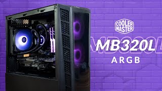 Cooler Master MasterBox MB320l ARGB Review  Small mATX Case [upl. by Neysa]