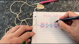 Amigurumi häkeln NASE TUTORIAL15 Anleitung schriftlich EINFACH erklärt Anfänger Fortgeschrittene [upl. by Nay]