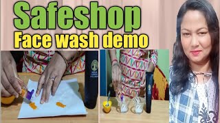 Safeshop face wash demo in hindi  best face wash  Safeshop new product  Najira Sahin 6297573258 [upl. by Aihsi699]