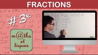 Effectuer des calculs de fractions 2  Troisième [upl. by Anigue]