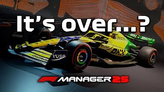 Sothe F1 Manager 25 game might be CANCELLED [upl. by Gilroy662]