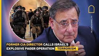 FORMER CIA DIRECTOR LEON PANETTA CALLS ISRAELS EXPLOSIVE PAGER OPERATION quotTERRORISMquot [upl. by Apul]