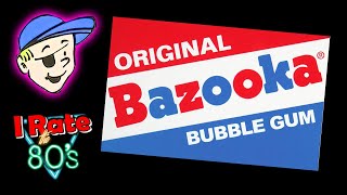 Bazooka Joe Candy Bubble Gum Comics  The History amp Review  IRATE the 80s [upl. by Penoyer]