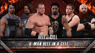 Armageddon Hell in a Cell matchThe Rise of the Authority  WWE 2K17 [upl. by Hsak]