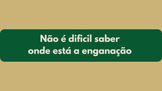 Não é dificil saber onde está a enganação [upl. by Aihtnys]