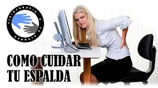 Como cuidar la espalda seis consejos para evitar el dolor lumbar o lumbalgia [upl. by Phio]