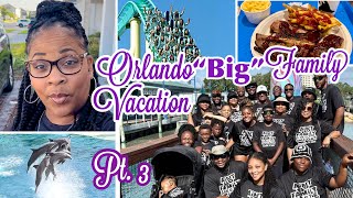 Orlando Big Family Vacation Vlog Part 3  Seaworld Orlando  Annettes Mastermind  ICON Park [upl. by Rocco]