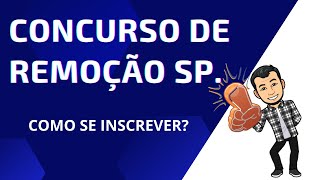 Concurso de Remoção  Inscrição [upl. by Cesya]