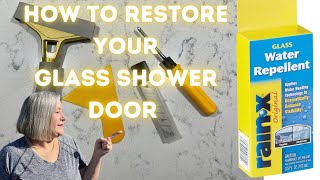 Got Hard Water Stains on Your Shower Doors This Secret Trick Will WOW You [upl. by Schweitzer]