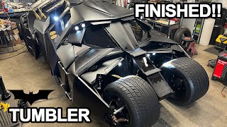 Batman Tumbler Tribute PART 4 ALL FINISHED Final Assembly [upl. by Emiatej]