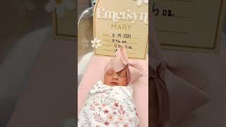 SHE’S HERE 🫶🏻 Emersyn Mary Laine we love you so much baby girl [upl. by Raouf]