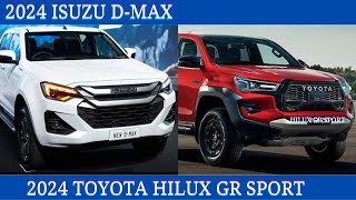 2024 Isuzu DMax Vs 2024 Toyota HiLux GR Sport Comparison details [upl. by Convery]