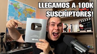 YA somos 100 MIL SUSCRIPTORES  Gracias a ustedes YouTube me mandó la Placa plateada [upl. by Elatan]