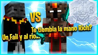 ¡Farfadox vs ElRichMC Un Fail tremendo ELITECRAFT 3 MEJORES MOMENTOS  PermaElite [upl. by Marvel]