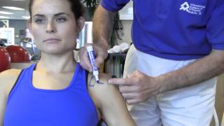 Shoulder Supraspinatus Transverse Friction Massage  Physical Therapy IAOMUS [upl. by Nire]