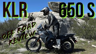 Kawasaki KLR 650 S  Off Road Review [upl. by Eah211]