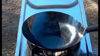 Burning and Seasoning your Wok StepbyStep Tutorial [upl. by Bat207]