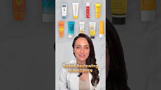 Sunscreen speed review part 2  dermatologist suggests [upl. by Dorrehs]