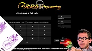 Calculette de cylindrée moteur RRD PREPARATION [upl. by Hoashis]