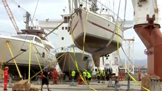 Sevenstar Yacht Transport in 30 seconds [upl. by Ellekim907]