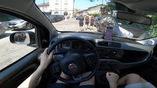 2022 Fiat Panda 10 BSG Hybrid City Life  POV Drive  Monza to Bergamo [upl. by Madelina188]