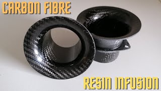 100 Carbon fiber resin infusion intake velocity stacks ducati 888851 [upl. by Scribner]