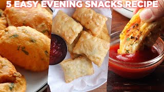 5 Easy amp Delicious Evening Snacks Anyone Can Make [upl. by Eniahpets609]