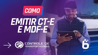 Controle de Transportadoras Como emitir CTe e MDFe no sistema TMS da Bsoft [upl. by Winterbottom]