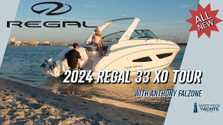 Full Boat Tour Exploring the Luxurious Regal 33 XO  Sandy Hook Yachts [upl. by Tonye]