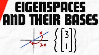 Eigenspaces and their Bases  Linear Algebra [upl. by Keelby]