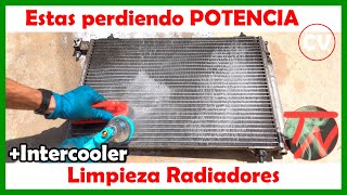 🔥 Coche se CALIENTA y Pierde POTENCIA 🧼 Lavar RADIADOR e Intercooler 🚿 Auto [upl. by Zahc]