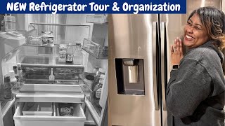 New Refrigerator Tour and Organization [upl. by Yeargain]