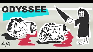 ODYSSEE CARTOON 44 KALYPSO  POSEIDON  ITHACA  PENELOPE [upl. by Leslie]