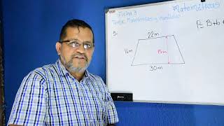 PERÍMETROS y ÁREAS de figuras GEOMÉTRICAS con LITERALES  Matemáticas Salgado [upl. by Jacquetta]