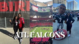 ATLANTA FALCONS VLOG Falcons vs Seahawks riseup [upl. by Kcireddor168]