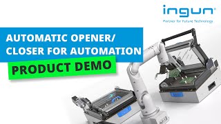 INGUN  Automatic openercloser for automation of manual test fixtures [upl. by Naasar]