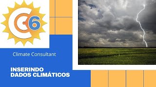 Inserindo dados climáticos no software climate consultant [upl. by Rafter]