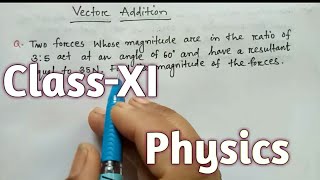 Class 11th Physics Problem Problems on Vector Additionsatyasrishticlasses6197 [upl. by Simara]